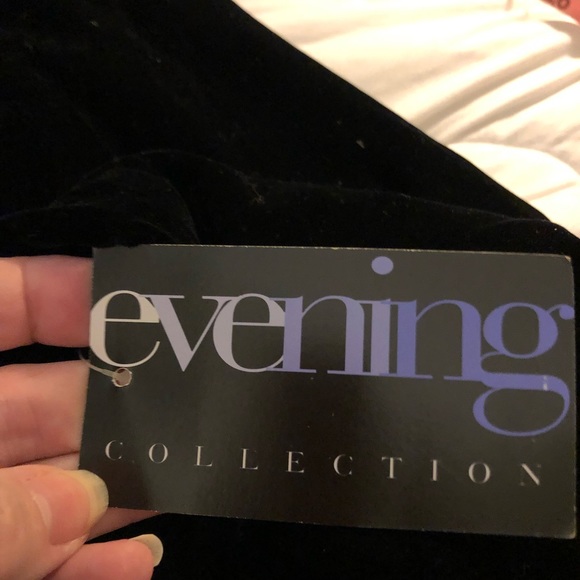 VTG Kay Unger Evening Collection Velvet/Fox Jacket - Picture 5 of 14